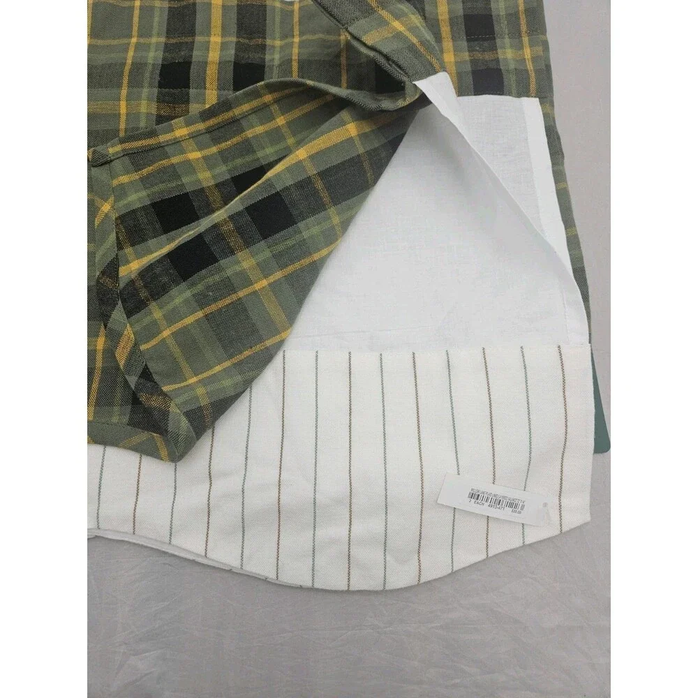 Park Designs Willow Lane Plaid Lined Layered Valance 72 in x 14 in - One Valance